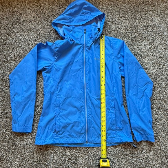 Columbia WL0127 Switchback III Women's Lightweight Raincoat Blue Jacket Size M - Picture 10 of 11